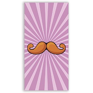 Faixa Lateral - Mundo Bita Bigode Rosa - Sublimado 3D