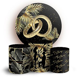 KIT Redondo e Trio - Casamento - Sublimado 3D