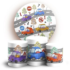 KIT Redondo e Trio - Carrinhos - Sublimado 3D