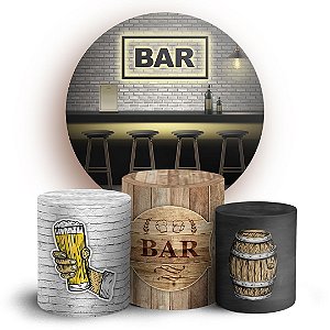 KIT Redondo e Trio - Boteco - Sublimado 3D