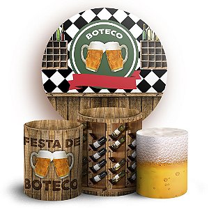 KIT Redondo e Trio - Boteco - Sublimado 3D
