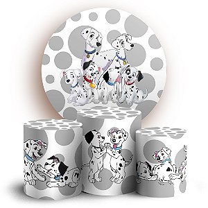 KIT Redondo e Trio - 101 Dálmatas - Sublimado 3D