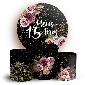 KIT Redondo e Trio - 15 Anos - Sublimado 3D