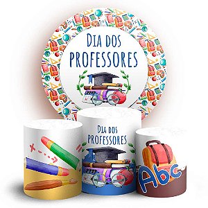 KIT Redondo e Trio - Dia dos Professores - Sublimado 3D