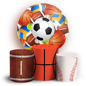 KIT Redondo e Trio - Esportes - Sublimado 3D