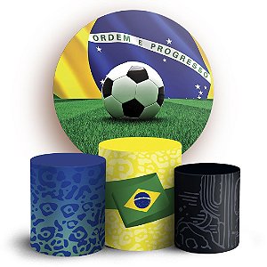KIT Redondo e Trio - Brasil - Sublimado 3D