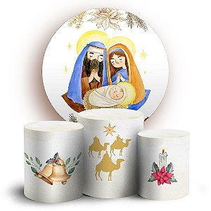 KIT Redondo e Trio - Presépio - Sublimado 3D