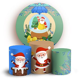 KIT Redondo e Trio - Natal - Sublimado 3D