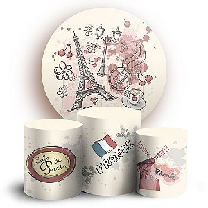 KIT Redondo e Trio - Paris - Sublimado 3D