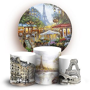 KIT Redondo e Trio - Paris - Sublimado 3D