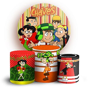 KIT Redondo e Trio - Chaves Desenho - Sublimado 3D
