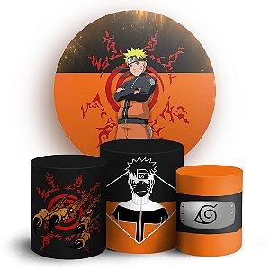 KIT Redondo e Trio - Naruto - Sublimado 3D