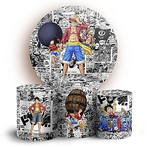 KIT Redondo e Trio - One Piece - Sublimado 3D