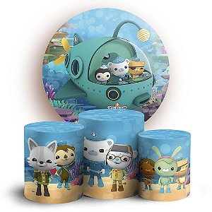 KIT Redondo e Trio - Octonautas - Sublimado 3D