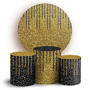 KIT Redondo e Trio - Glitter - Sublimado 3D