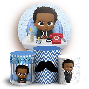 KIT Redondo e Trio - O Poderoso Chefinho - Sublimado 3D