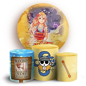 KIT Redondo e Trio - One Piece Nami - Sublimado 3D
