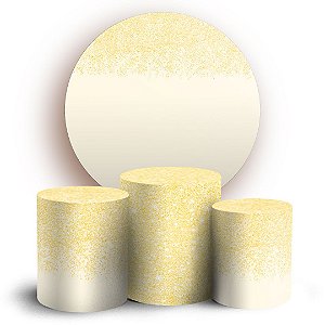 KIT Redondo e Trio - Glitter - Sublimado 3D