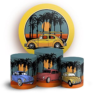 KIT Redondo e Trio - Fusca - Sublimado 3D