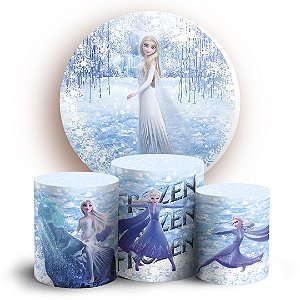 KIT Redondo e Trio - Frozen - Sublimado 3D