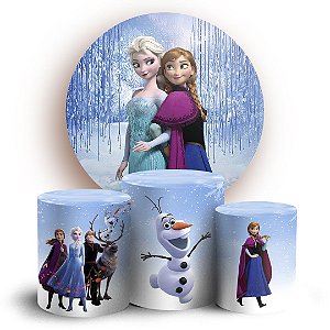 KIT Redondo e Trio - Frozen - Sublimado 3D