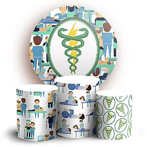 KIT Redondo e Trio - Fisioterapia - Sublimado 3D