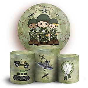 KIT Redondo e Trio - Exército - Sublimado 3D