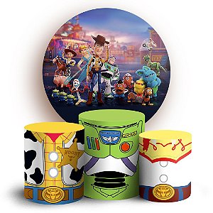 KIT Redondo e Trio - Toy story - Sublimado 3D