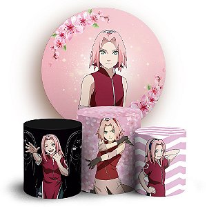 KIT Redondo e Trio - Sakura - Sublimado 3D