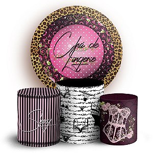 KIT Redondo e Trio - Chá de lingerie - Sublimado 3D