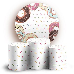 KIT Redondo e Trio - Doces - Sublimado 3D