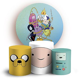 KIT Redondo e Trio - Hora de Aventura - Sublimado 3D