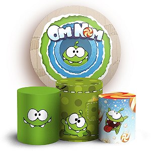 KIT Redondo e Trio - Om Nom - Sublimado 3D