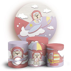 KIT Redondo e Trio - Aviador - Sublimado 3D