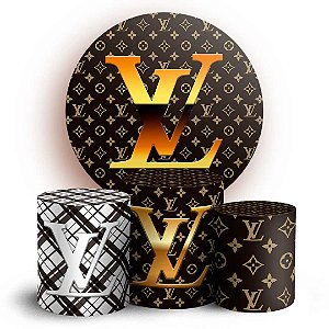 KIT Redondo e Trio - Louis Vuitton - Sublimado 3D