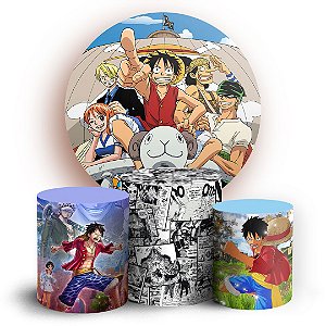 KIT Redondo e Trio - One Piece - Sublimado 3D