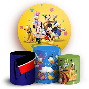 KIT Redondo e Trio - Mickey - Sublimado 3D