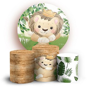 KIT Redondo e Trio - Leãozinho - Sublimado 3D