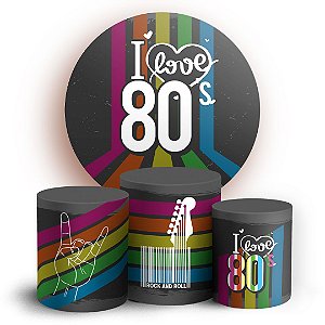 KIT Redondo e Trio - Anos 80  - Sublimado 3D