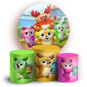 KIT Redondo e Trio - Deer Squad - Sublimado 3D