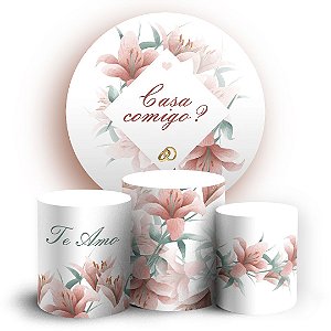 KIT Redondo e Trio - Casamento  - Sublimado 3D