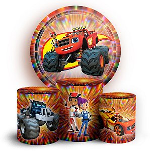 KIT Redondo e Trio - Blazer and Monster Machine - Sublimado 3D