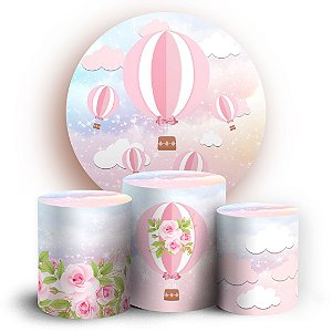 KIT Redondo e Trio - Balões  - Sublimado 3D