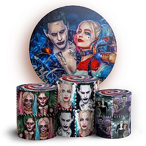 KIT Redondo e Trio - Arlequina  - Sublimado 3D