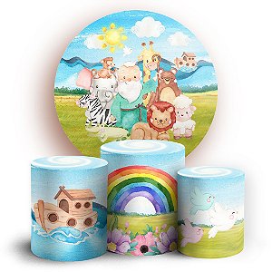 KIT Redondo e Trio - Arca de Noé  - Sublimado 3D