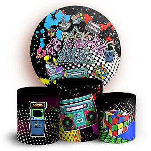 KIT Redondo e Trio - Anos 80  - Sublimado 3D