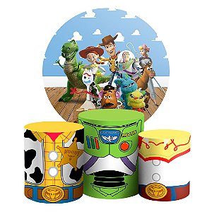 KIT Redondo e Trio - Toy Story - Sublimado 3D