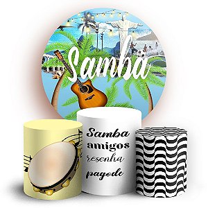 KIT Redondo e Trio - Samba  - Sublimado 3D