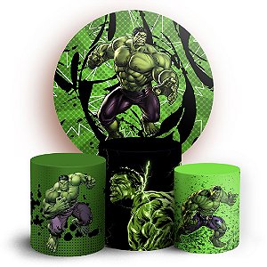 KIT Redondo e Trio - Hulk  - Sublimado 3D