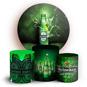 KIT Redondo e Trio - Heineken  - Sublimado 3D